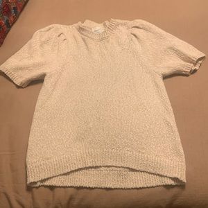 great short sleeve sweater. It has a little puffy sleeves.